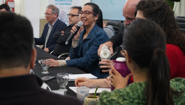 Andrea Cáceres participó de los avances del programa Entramados