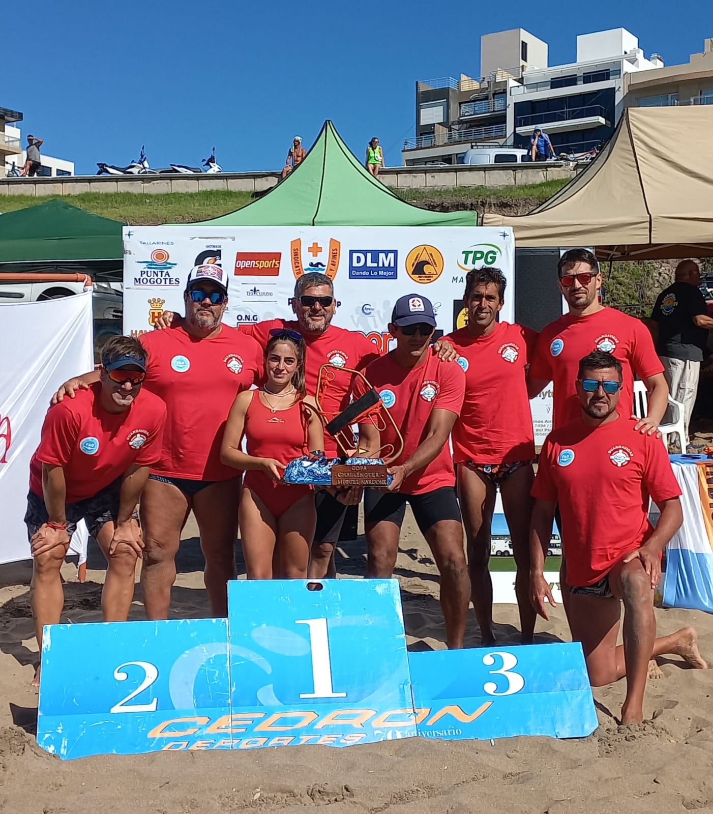Equipo de Necochea Master +40 en el Torneo Provincial