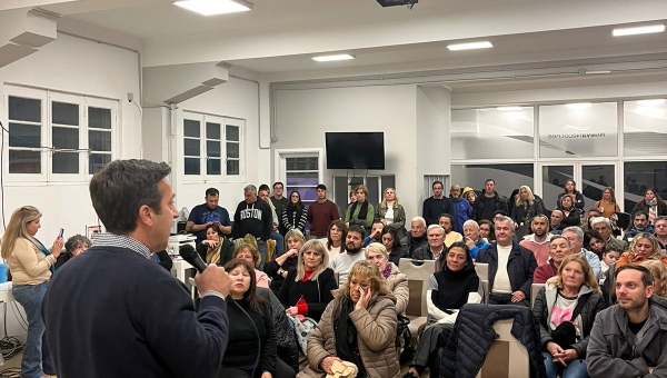 Nueva Necochea abrió sus actividades anuales con el discurso de Arturo Rojas