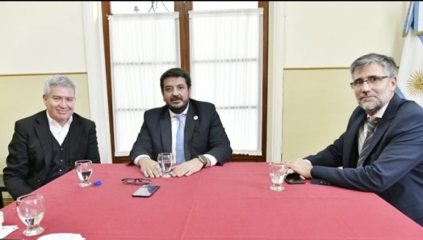 REUNION CON EL MINISTRO DE JUSTICIA. 
