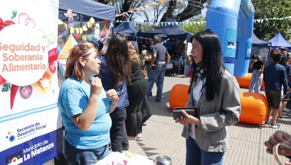 Plaza por los derechos de los niños en La Matanza