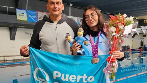 Medalla de plata y bronce para Guadalupe Angiolini