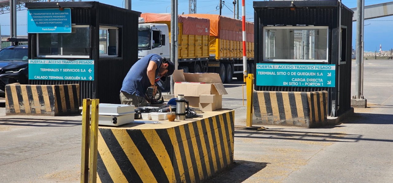 Puerto Quequén moderniza la infraestructura de seguridad de sus accesos terrestres