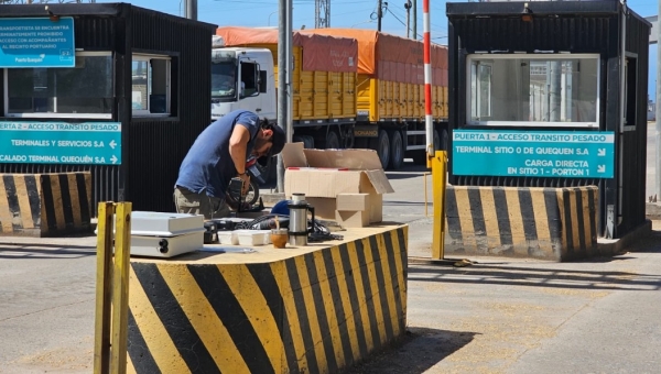 Puerto Quequén moderniza la infraestructura de seguridad de sus accesos terrestres
