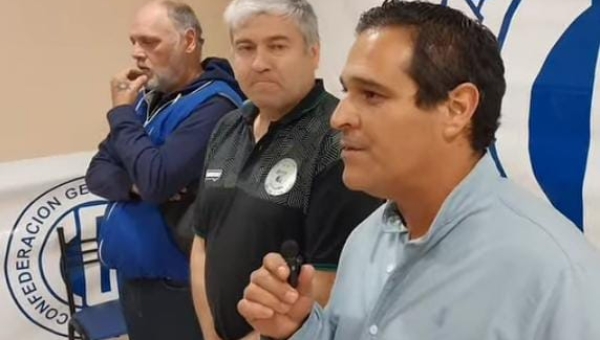 ACTO DE LA CGT CON FUERTE LLAMADO A LA UNIDAD Y RESPALDO A LA CANDIDATURA PRESIDENCIAL DE KICILLOF 