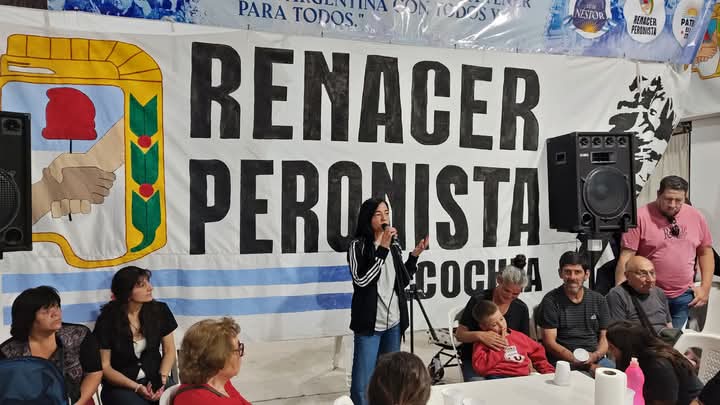 RENACER PERONISTA DESPIDIÓ EL AÑO CON MENSAJE DE ANDREA CÁCERES