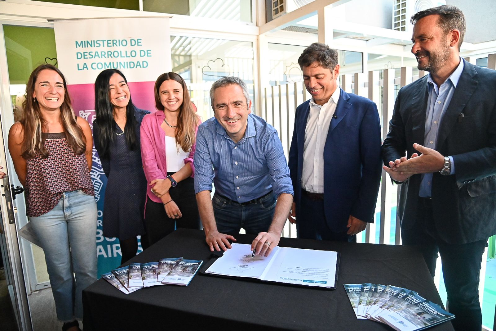 Andrea Cáceres acompañó a Axel Kicillof en la inauguración de un nuevo Centro de Desarrollo Infantil en Escobar