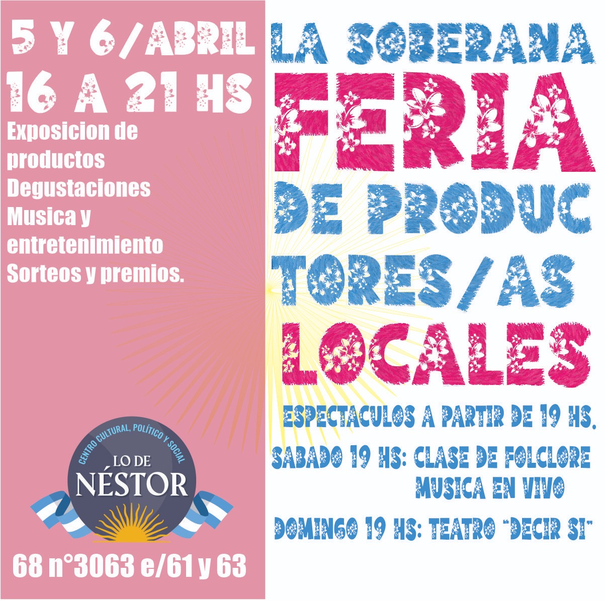 FERIA DE EMPRENDEDORES EN “LO DE NESTOR”