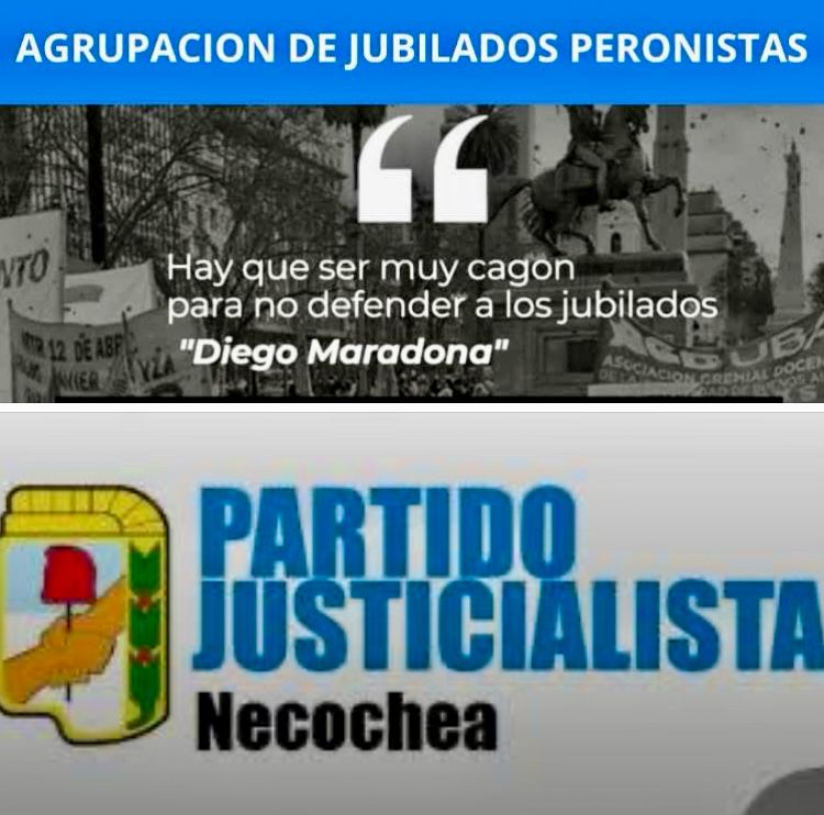 El PJ y los  adultos mayores peronistas apoyan la marcha de jubilados y el paro de la CGT. 