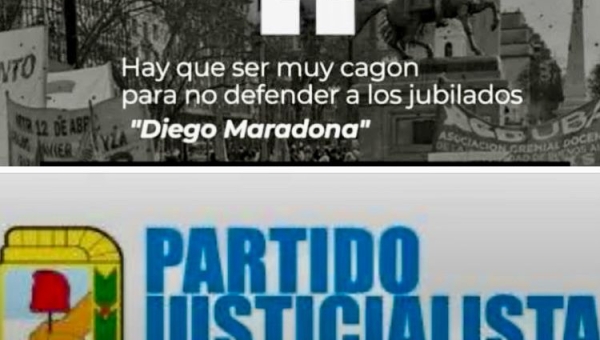 El PJ y los  adultos mayores peronistas apoyan la marcha de jubilados y el paro de la CGT. 