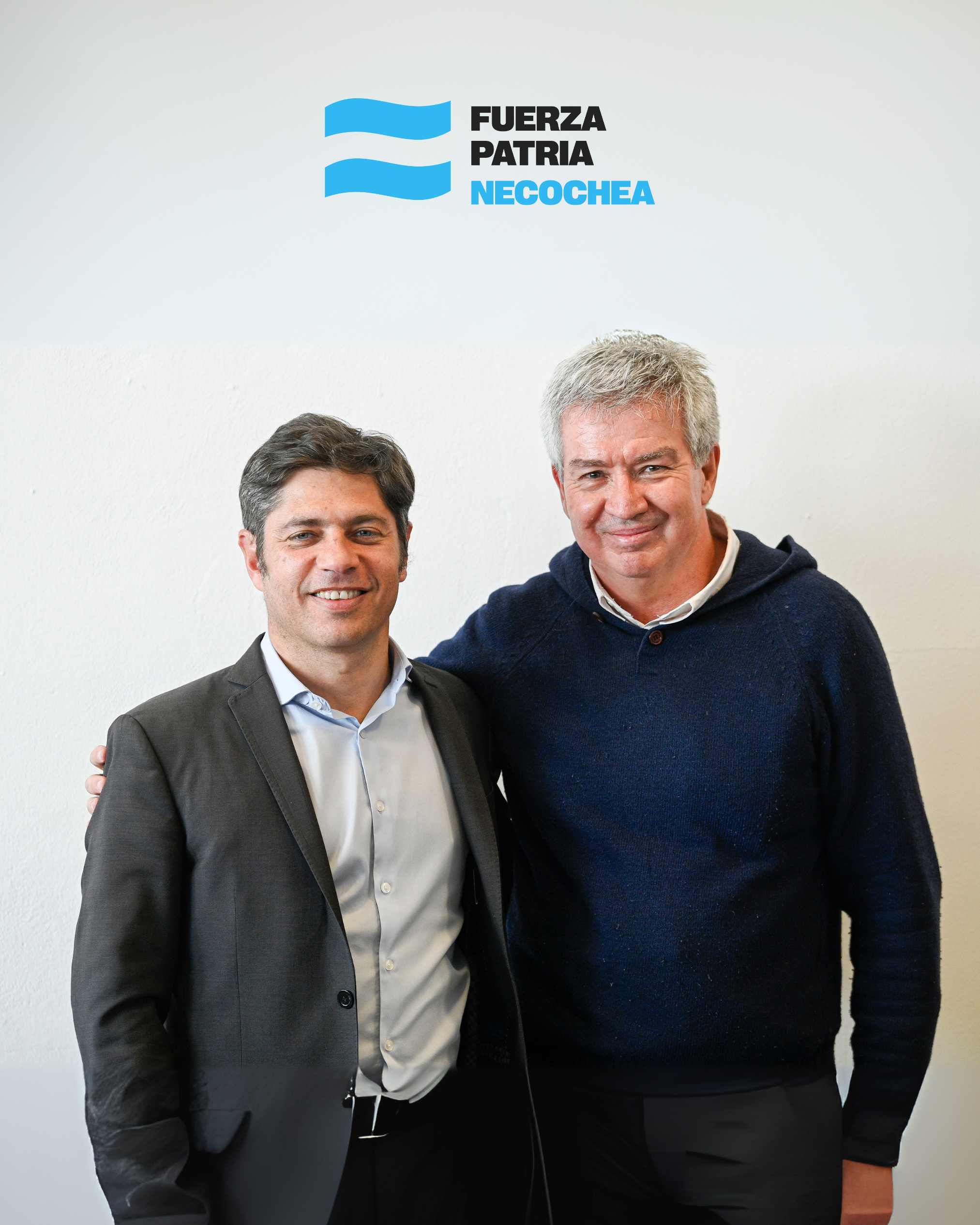 El &quot;Chelo&quot; Rivero con el gobernador Axel Kicillof