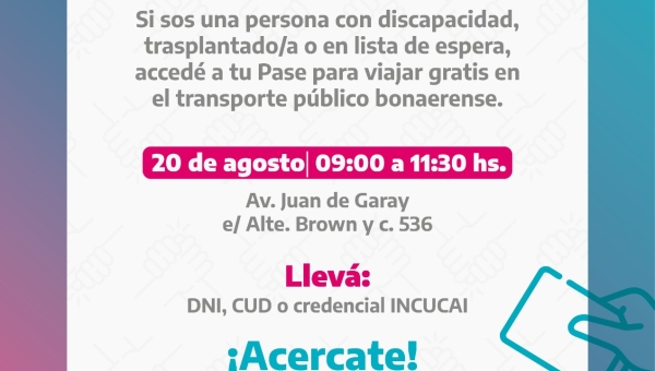 Puerto Quequén y el Ministerio de Transporte bonaerense acercan Pase Libre Multimodal a Necochea