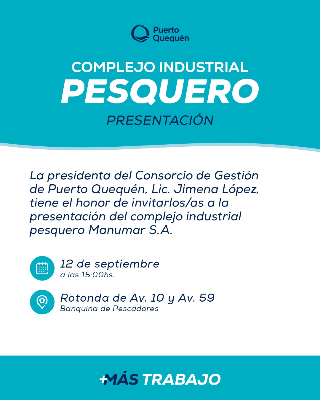 presentación del Complejo Industrial Pesquero