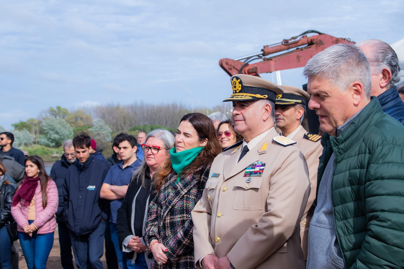 Jimena López participó de la botadura del Buque Pesquero Artesanal “RODA”