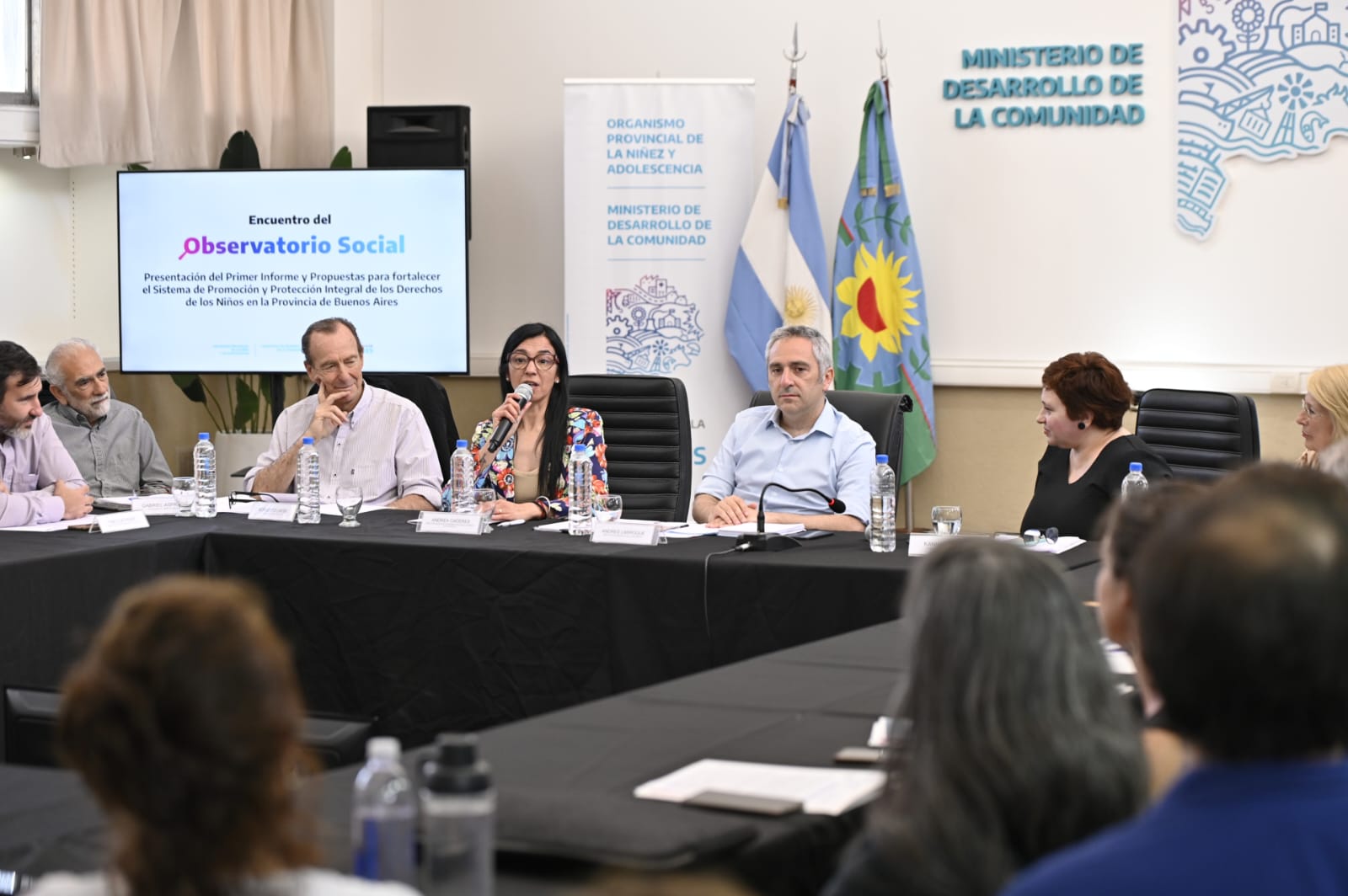 Andrea Cáceres participó del Encuentro del Observatorio Social de Niñeces y Adolescencias