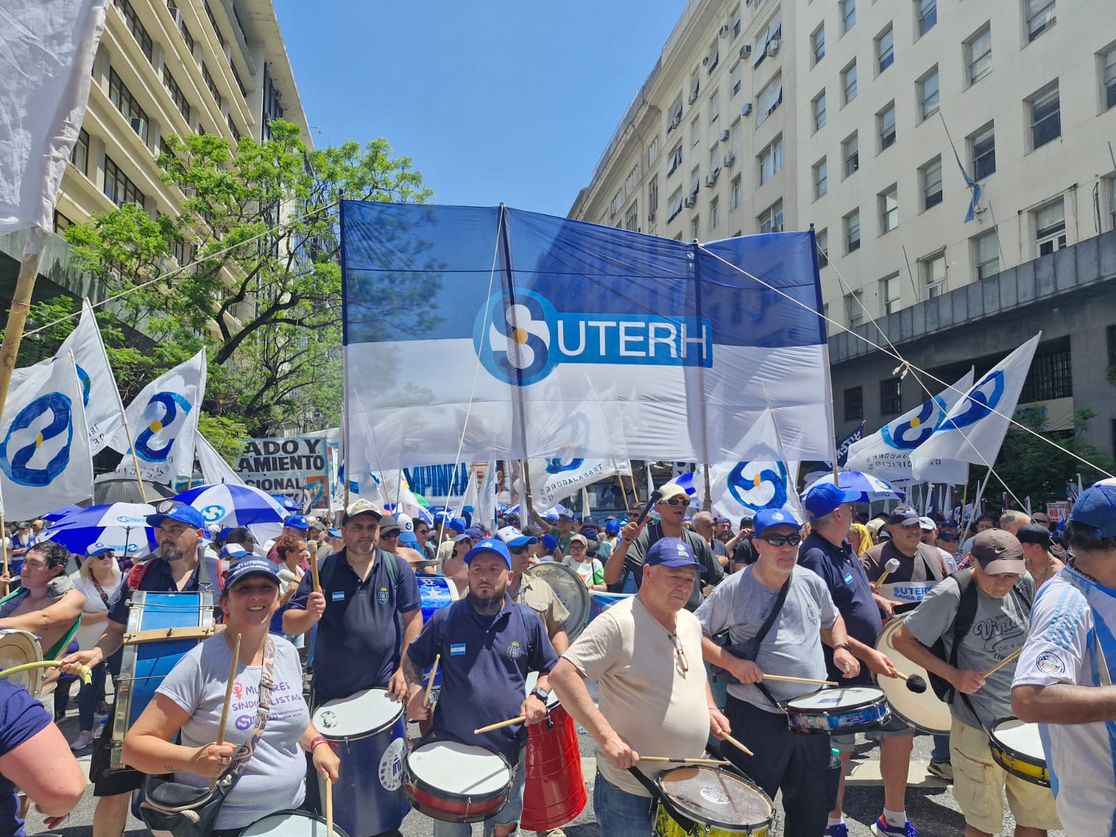 SUTERH Necochea se movilizó contra la reforma laboral y denunció un ataque directo a los derechos de los trabajadores