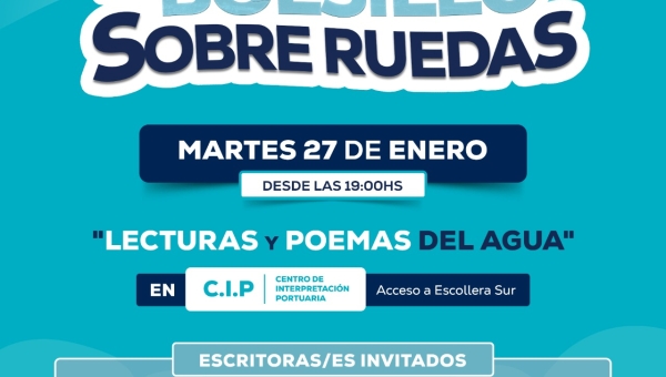 PUERTO QUEQUÉN INVITA A LA "BIBLIOTECA DE BOLSILLO SOBRE RUEDAS"