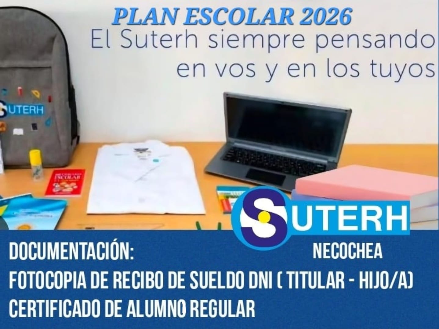Se realizó, un año más, la entrega de útiles escolares destinados a los hijos e hijas de sus afiliados, en el marco del inicio del ciclo lectivo.