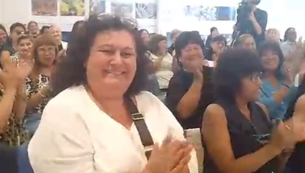 “Claudia Seballes representó a SUTERH Necochea en encuentro del Comité de Mujeres”