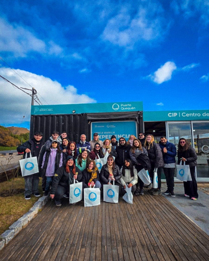 Educación y producción: Futuros docentes visitaron las instalaciones de Puerto Quequén