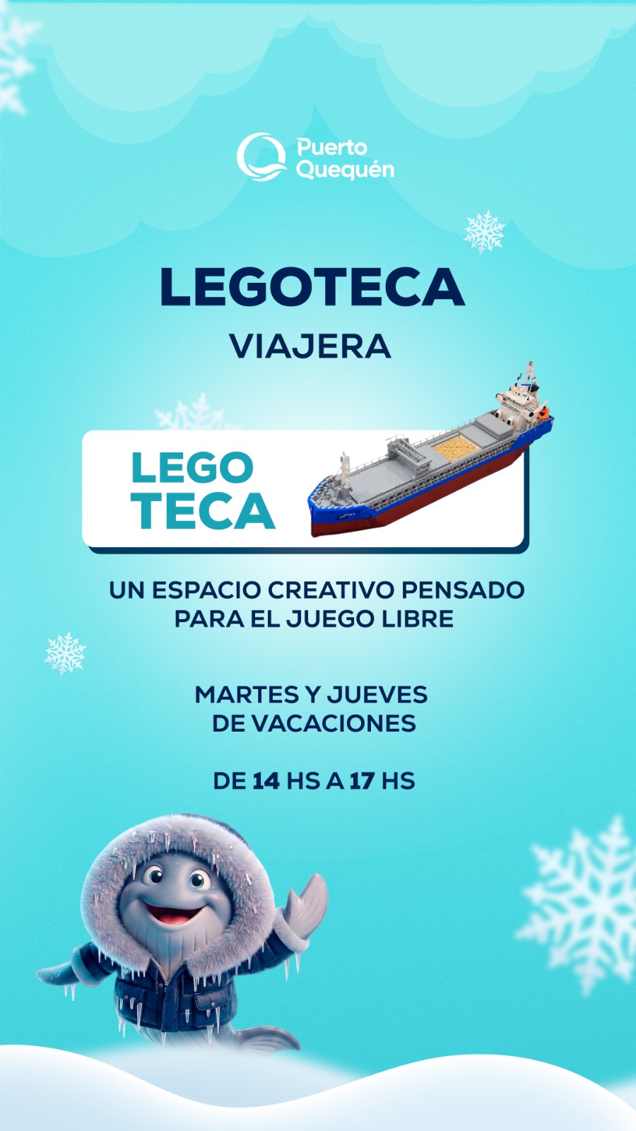 Vacaciones de invierno en el Centro de Interpretación Portuaria: realidad virtual, muestras y juegos de LEGO